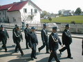 podczas przemarszu do kościoła
