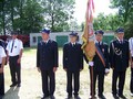 poczet sztandarowy OSP w Chrostkowie