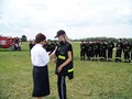 Monika Chojnicka odbiera dyplom