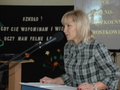 przemawia Iwona Cackowska