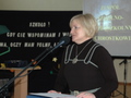 przemawia Bożena Cylc