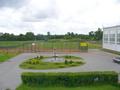 Plac przed Gimnazjum - w tle stadion