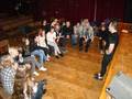 Opiekun Grupy teatralnej Dziwadło - był bardzo zadowolony z warsztatów z mistrzem, podobnie jak jego podopieczni.