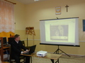 Radosław Radwański prezentuje fragment kursu e-learningowego