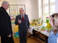Radni Andrzej Konieczny i Jerzy Dudek z podziwem wypowiadali sie o prezentowanych pracach.
