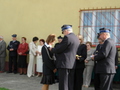Odznakę otrzymuje przedstawicielka Kobiecej Drużyny Pożarniczej  - Ewa Dawid
