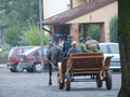 Ci którym nie przeszkadzał deszcz mogli skorzystać z przejazdu bryczką.