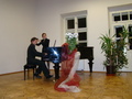 Sarabandę Giuseppe Tartini’ego wykonali w duecie Monika Wypych- Flet i Marcin Sosiński fortepian