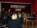 niech nikogo nie zmyli napis andrzejki 2008, w takiej scenerii zespół wokalny CHORUS nagrywał płytę z kolędami.