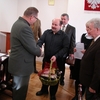 Gratulacje od członka Komisji Konkursowej Pana Mirosława Bilskiego za witryny sklepowe na ręce właściciela firmy  firmy Złotex