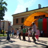 Prezentowali się równiez tancerze z MOK w układach choreograficznych przygotowanych przez tancerza Łukasza Przybyłka