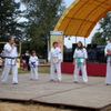 Karatecy z klubu Karate Kyokushin z Sieradza zaprezentowali  sztuki walki i samoobrony