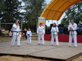 Karatecy z klubu Karate Kyokushin z Sieradza zaprezentowali  sztuki walki i samoobrony