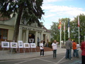 Złoczew prezentował zdjęcia i film dotyczacy złoczewskiego pałacu podczas Pikniku Europejskiego