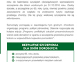 Program szczepień przeciwko pneumokokom - ulotka