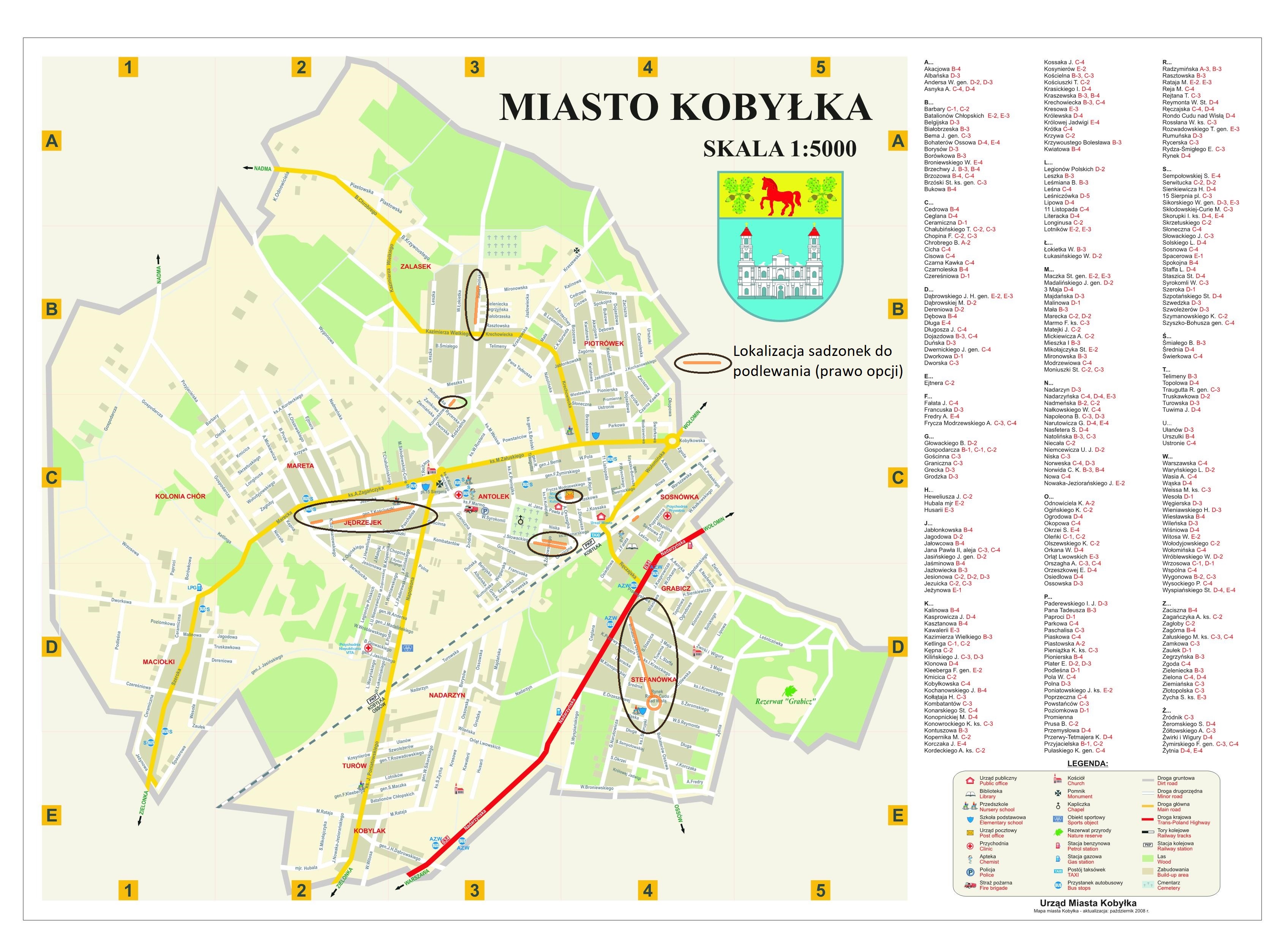 kobylka mapa miasta Urząd Miasta Kobyłka   Przetargi   Wycinka oraz pielęgnacja drzew 